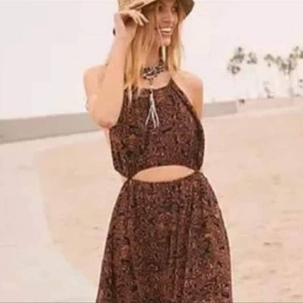 Free People - Holy Smokes Printed Maxi Dress - Picture 3 of 11